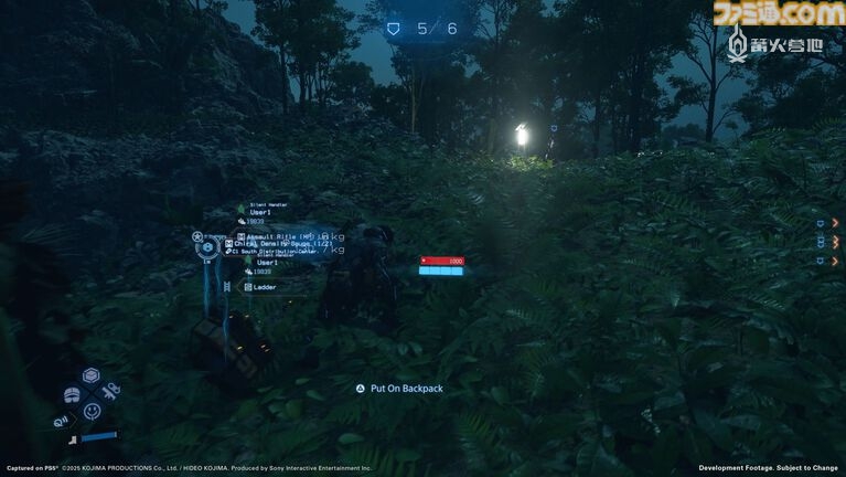 放下背包时，所有背负的货物会一起放下；拾取时也只需一个按钮即可