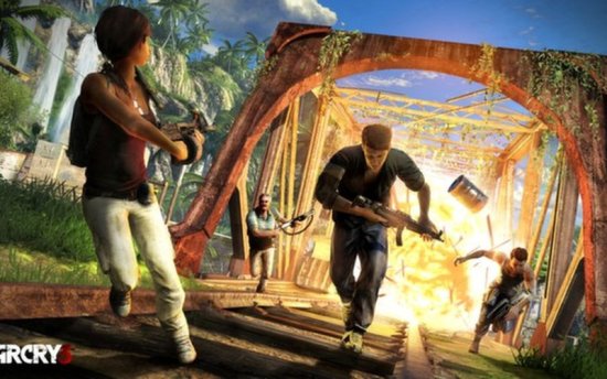 孤岛惊魂 3游戏图集-篝火营地