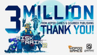 《雨中冒险 2》累计玩家数量突破 300 万