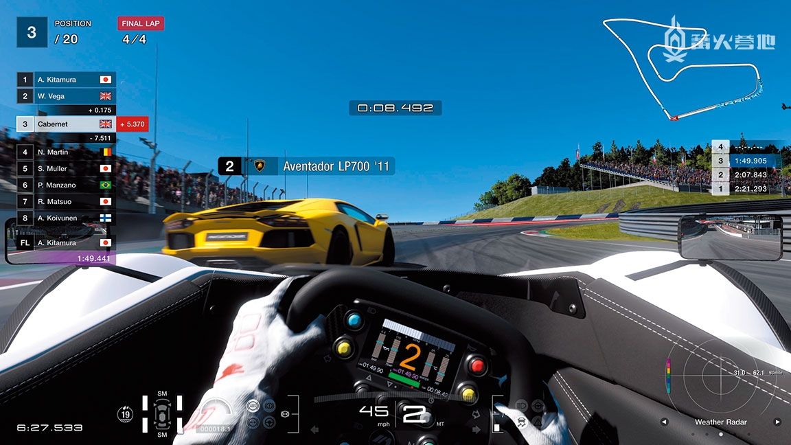 这是奥地利最具代表性的红牛环赛道，F1 也在这里举行