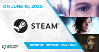 《暴雨》《超凡双生》《底特律：成为人类》上架 Steam