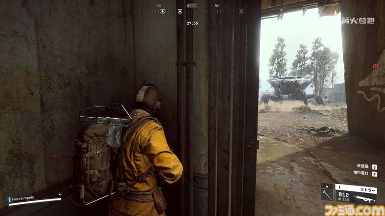 前方徘徊着一个体型巨大的家伙，根本没有勇气再踏出一步