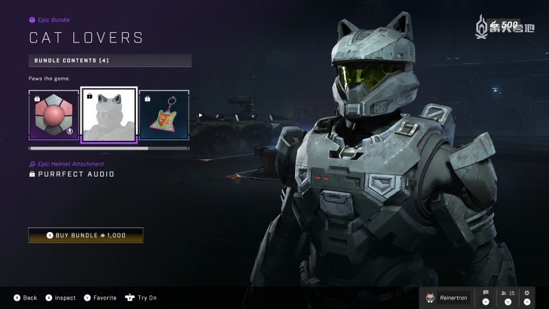 《光环 无限》追加积分兑换「猫奴外观同捆包」