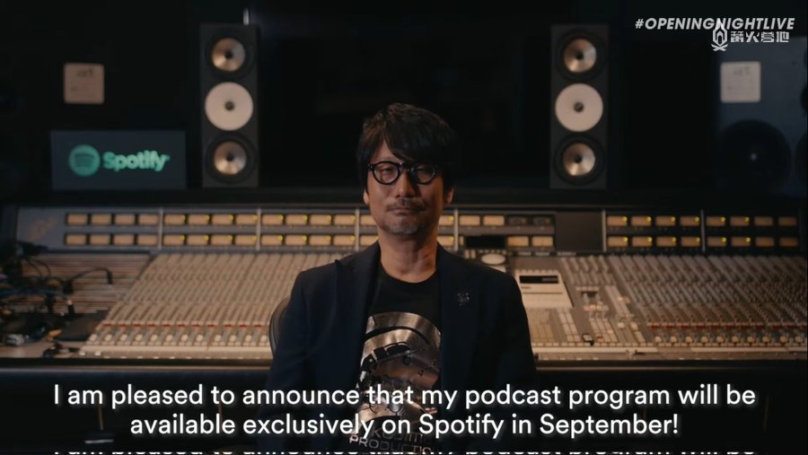 小岛秀夫最新双语播客节目 9 月 8 日登陆 Spotify 平台