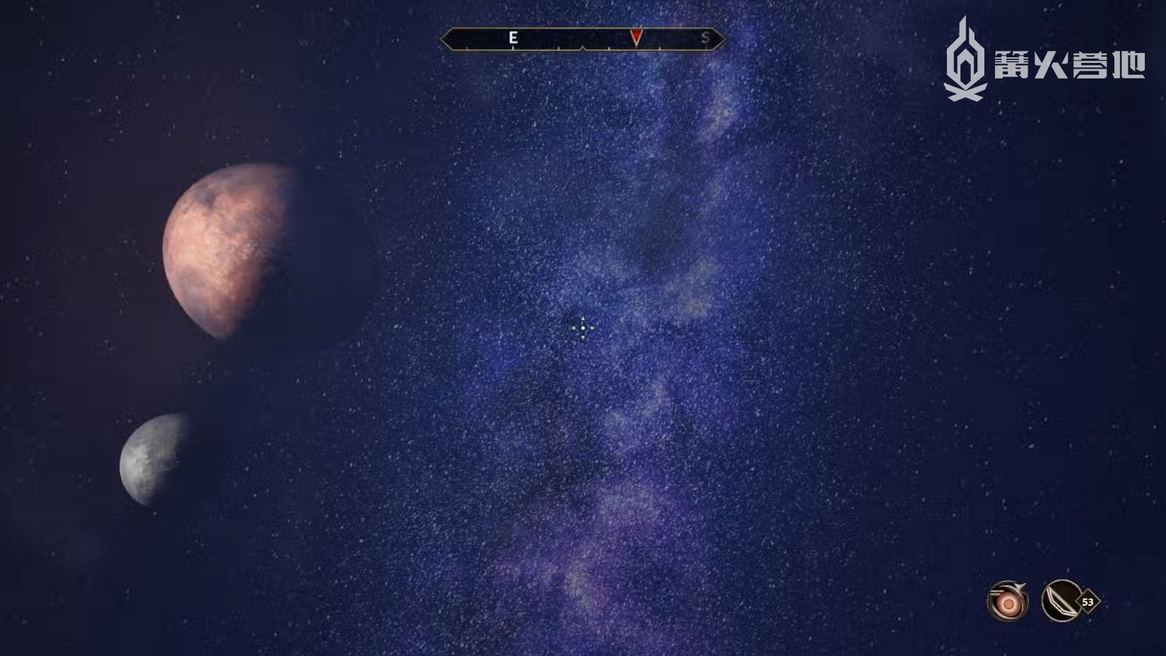 美丽的天空立刻让我屏住了呼吸，图片来源： Bethesda Game Studios