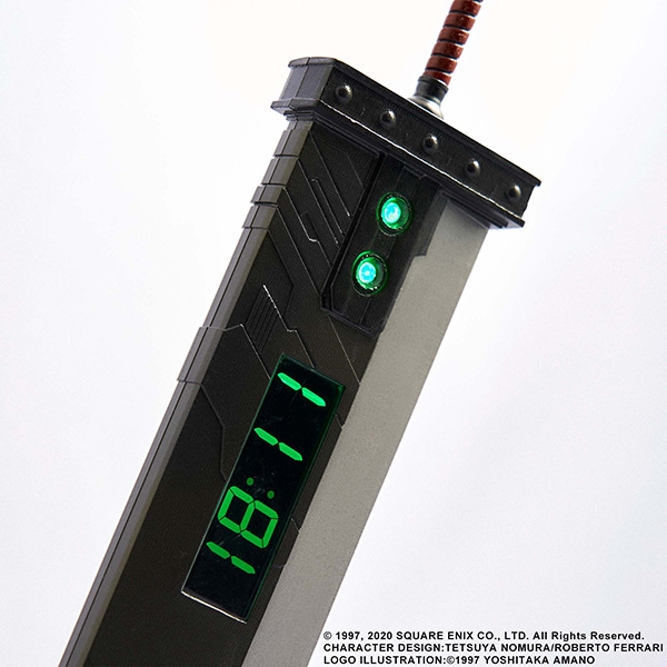 《FF7RE》破坏剑造型电子时钟 9 月 17 日发售
