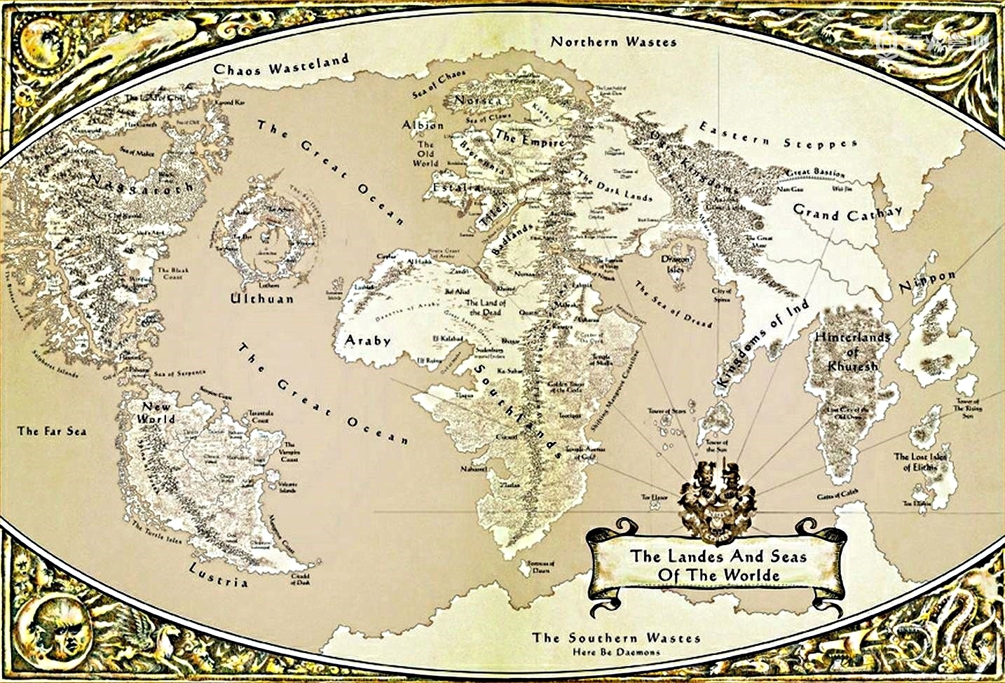 中古战锤世界地图