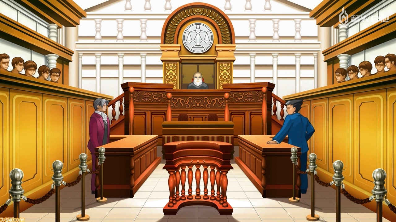 法庭部分开始时会播放的《开庭》是能让人感受到法庭严肃氛围和独特紧张感的乐曲
