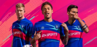 在《FIFA19》里开箱子的四个熊孩子花光了父母的存款