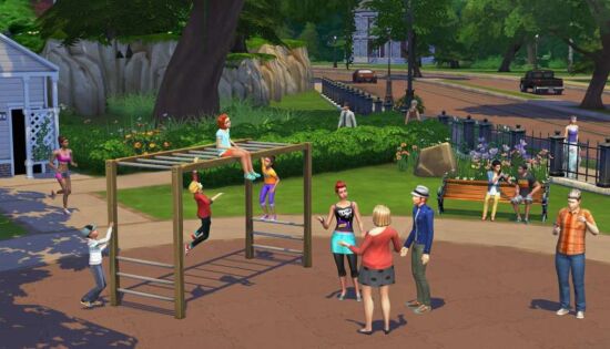 模拟人生 4游戏图集-篝火营地