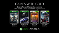 Xbox 8 月金会员免费游戏公布