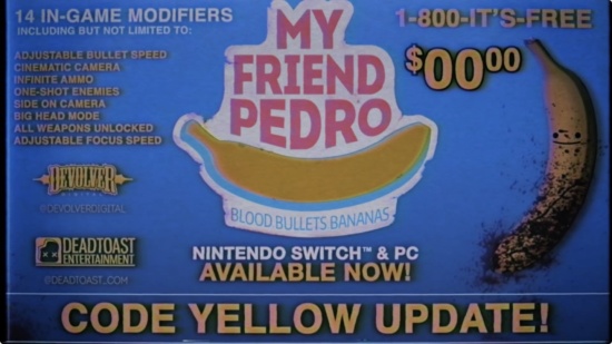 《我的朋友佩德罗》推出免费追加内容「代号黄色」