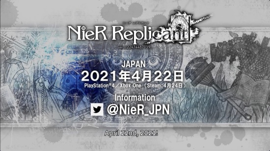 【TGS2020】重制新作《尼尔 人工生命》 2021 年 4 月 22 日 发售