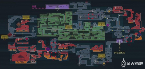《密特罗德 生存恐惧》攻略：卡塔利斯地区100%收集地图