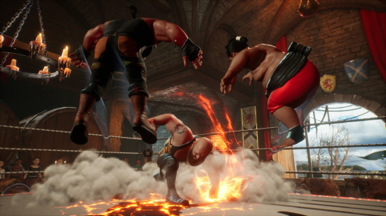 WWE 2K 竞技场游戏图集-篝火营地