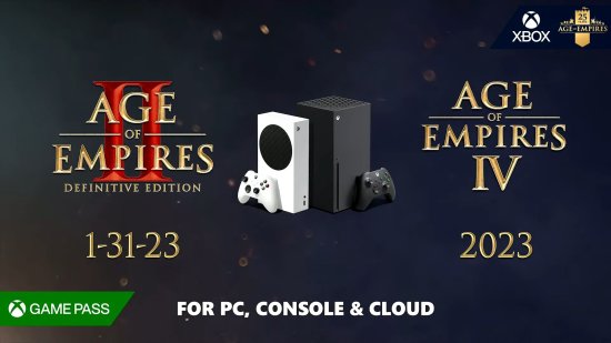 《帝国时代 2：决定版》《帝国时代 4》将在 2023 年登陆 Xbox 平台