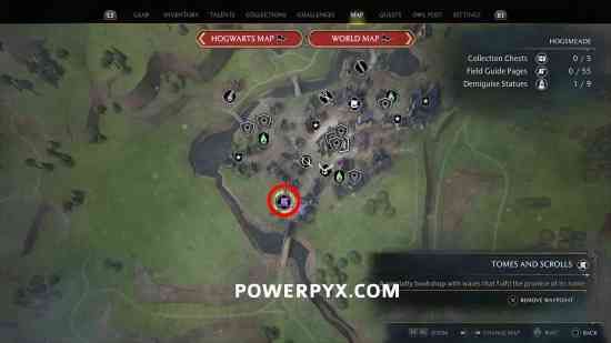 《霍格沃茨之遗》隐形兽雕像位置（第二部分）