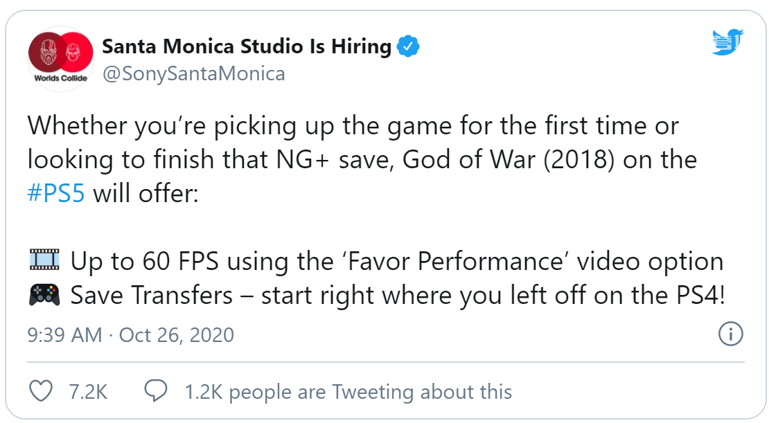 PS4《战神》与《战神 3：重制版》存档资料将可传输至 PS5