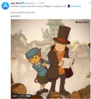 根据 App Store 官方推特的消息，L5《雷顿教授》系