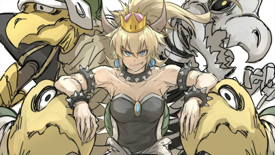 你可以在《超级马力欧 64》里做库巴公主，但效果有点...