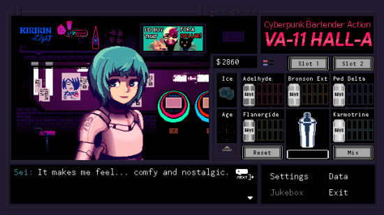 VA-11 Hall-A：赛博朋克酒保行动游戏图集-篝火营地