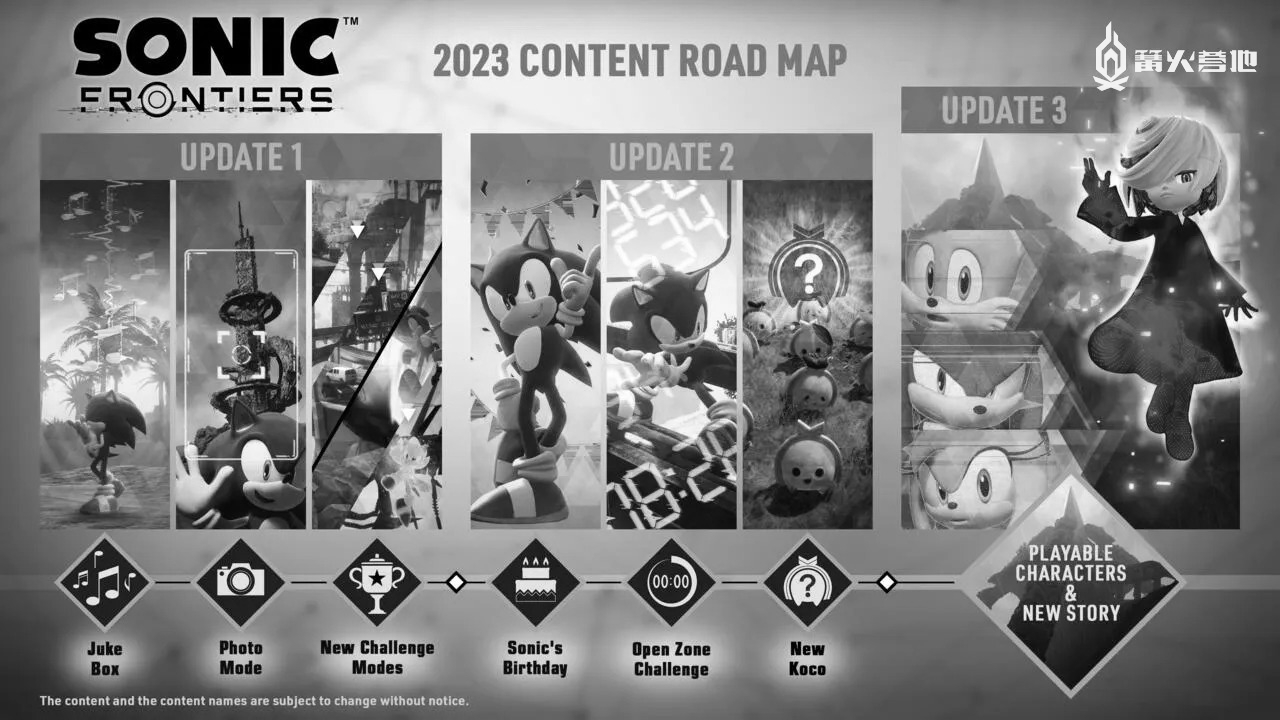 《索尼克：未知边境》免费 DLC 将在 2023 年增加新角色、照相模式等