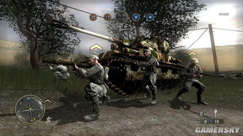 使命召唤3游戏图集-篝火营地