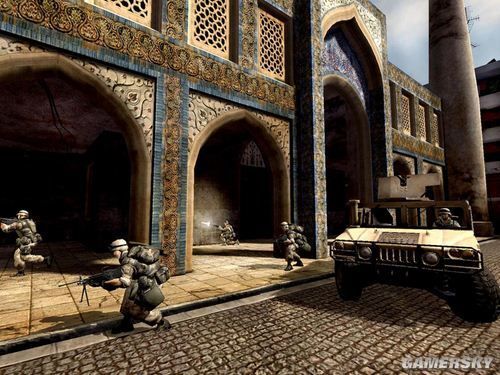 使命召唤3游戏图集-篝火营地