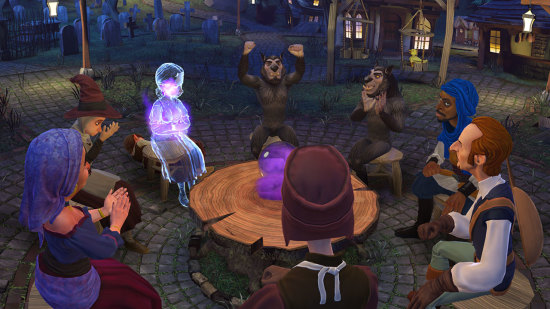 本作的故事发生在中世纪村庄「gallowston」,村庄中混进了狼人,玩家