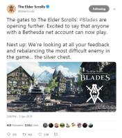 《上古卷轴：刀锋》EA 版现已免费开放