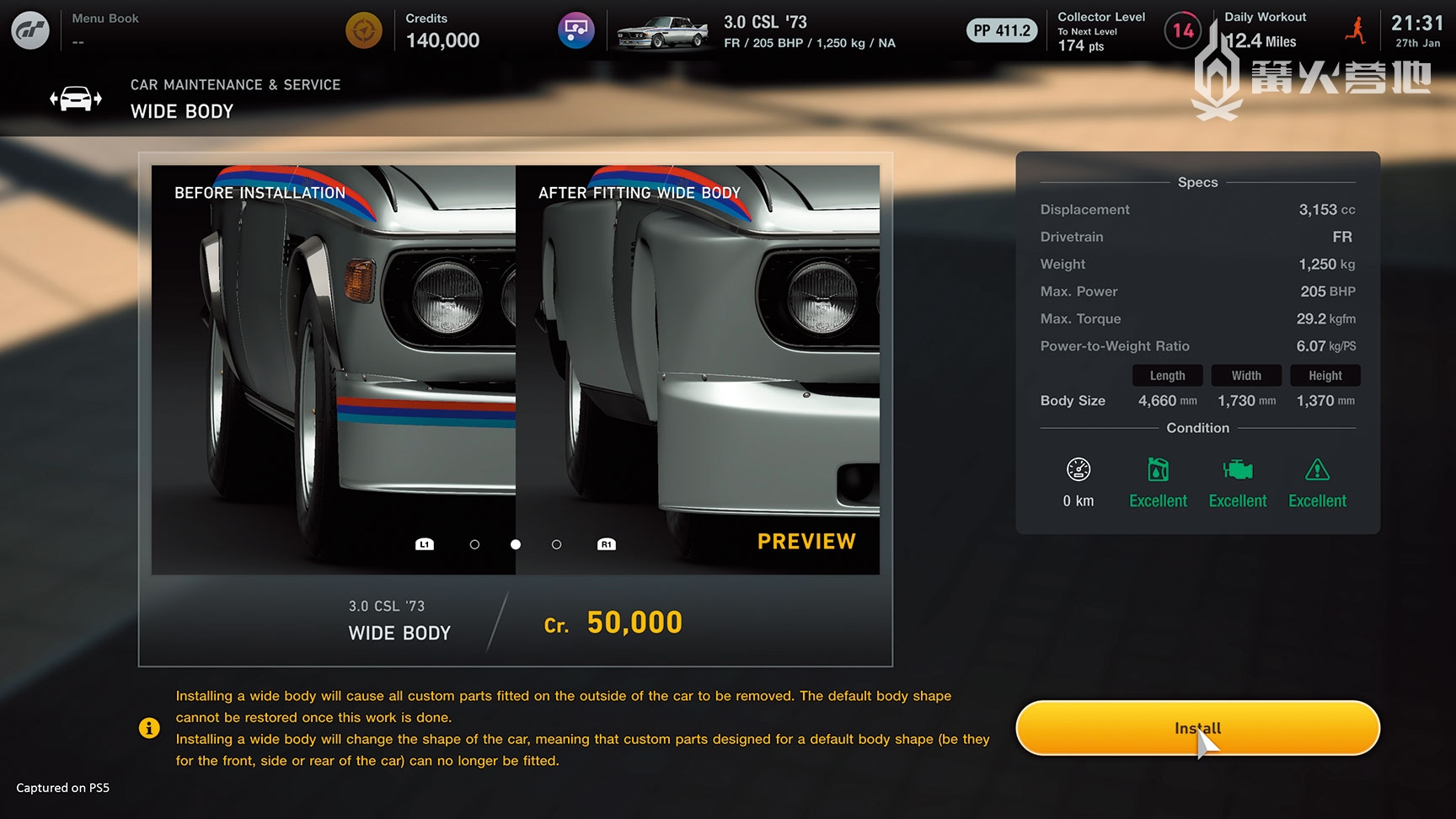 可以将特定的汽车改装成宽体，彻底改变汽车的个性