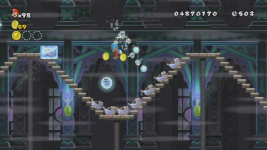 新超级马里奥兄弟Wii游戏图集-篝火营地