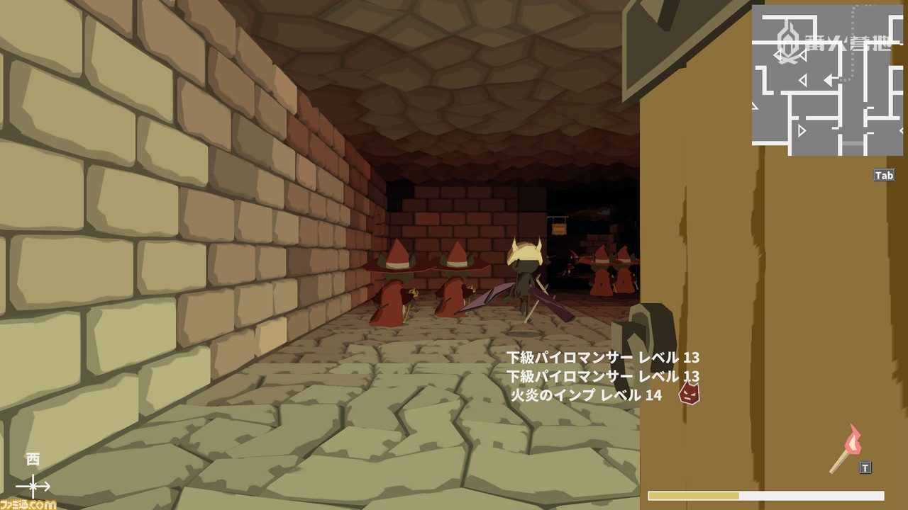 可以到达的废墟（遗迹）也非常考验玩家的策略，例如像这样绕远路，从敌人的背后发动战斗
