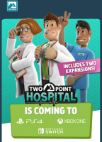 《双点医院》即将推出主机版，登陆三大平台