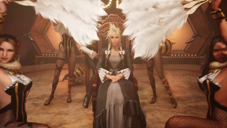 《最终幻想 7 重制版》主题曲《Hollow》公布，克劳德女装登场