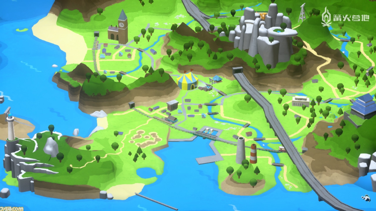 小镇及其周边地图均可在游戏中确认