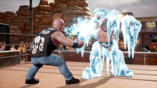 WWE 2K 竞技场游戏图集-篝火营地