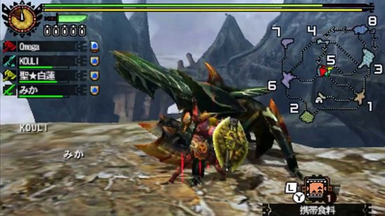 怪物猎人4游戏图集-篝火营地