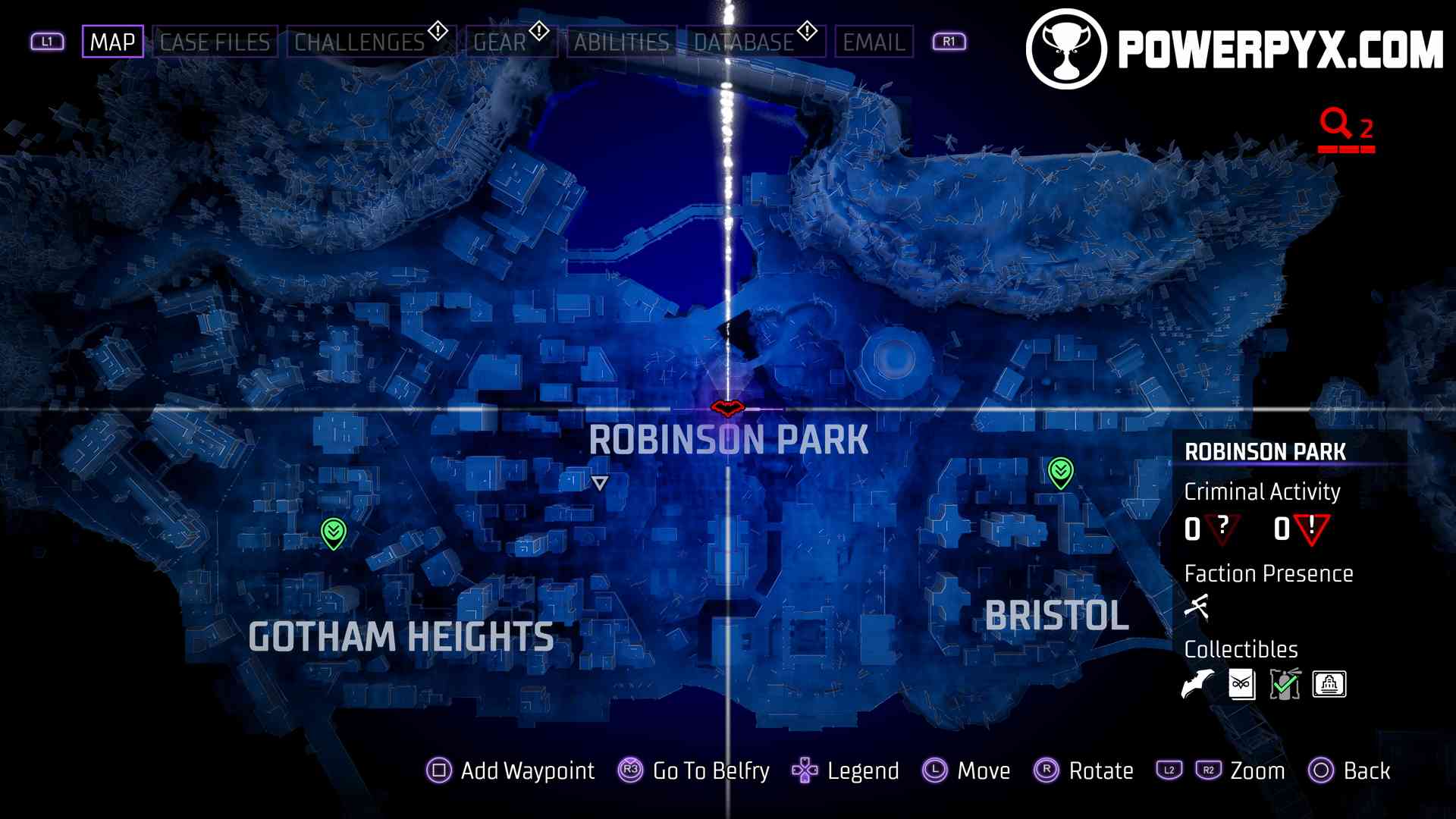 《哥谭骑士》地标位置攻略：罗宾逊公园 - 第1张