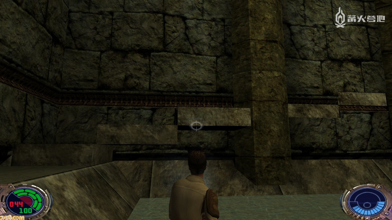 从游戏中期开始就可以使用原力来移动墙壁和拉拢楼梯