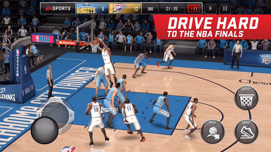 NBA LIVE移动篮球游戏图集