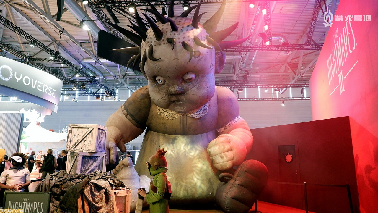万代南梦宫展区的 Monster Baby，体型达到了 3m 之高