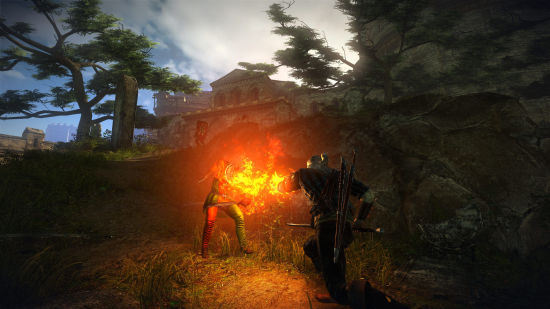 巫师2：刺客之王加强版游戏图集-篝火营地