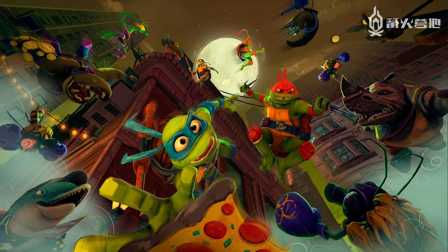 动画电影《忍者神龟：变种大乱斗》将改编成游戏
