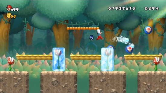 新超级马里奥兄弟Wii游戏图集-篝火营地