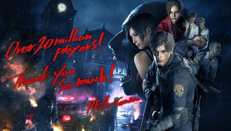 Capcom 宣布《生化危机 2 重制版》玩家数突破 2000 万