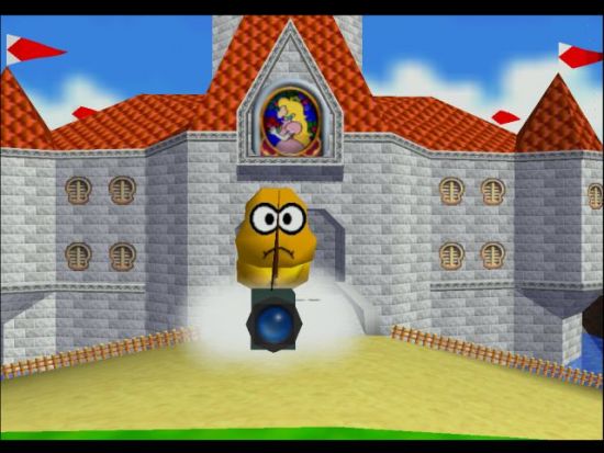 超级马力欧 64游戏图集-篝火营地