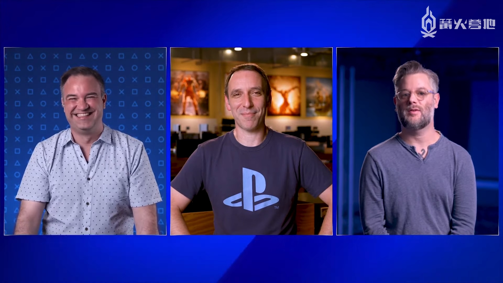 《战神：诸神黄昏》今年公布了新预告，游戏总监由 2018 年《战神》的 Cory Barlog（图右）换成了工作室另一位老将 Eric Williams（图中）