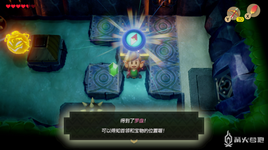 Switch《塞尔达传说 织梦岛》流程攻略七 灯鱼怪瀑布池