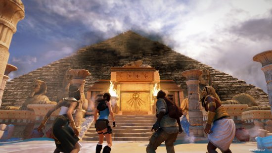 劳拉与奥西里斯神庙游戏图集-篝火营地
